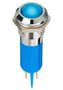 LED INDICATOR, PANEL, 12MM, BLUE, 12V Q12P1CXXB12