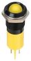 LED INDICATOR, PANEL, 14MM, YELLOW, 220V Q14P1BXXHY220E