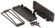 END PANEL W/FLANGE, ALUMINIUM, BLACK Q14P1CXXHG24E