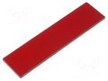 Filter; X: 16mm; Y: 60mm; Z: 1.6mm; red HAMMOND HM-1593SIR10