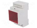 Enclosure: for DIN rail mounting; Y: 90.2mm; X: 53.3mm; Z: 57.5mm GAINTA D3MG-IRC