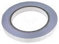 Tape: shielding; W: 12mm; L: 33m; Thk: 0.088mm; acrylic conductive H-OLD HOLD-CAL-12MM-33M