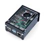 Case Raspberry Pi 4B with fan - black GRL-14776