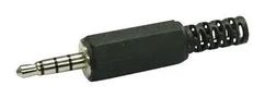 PHONE AUDIO CONNECTOR, PLUG, 4POS, 3.5MM MC001292