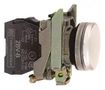 PILOT LIGHT, 22MM, WHITE, 240VAC XB4BVM1