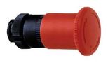 OPERATING HEAD, 40MM MUSHROOM, RED ZA2BS844