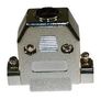 D SUB BACK SHELL, 180DEG, SIZE DE, ABS 977-009-020R121