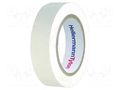 Tape: electrical insulating; W: 15mm; L: 10m; Thk: 0.15mm; white HELLERMANNTYTON HTAPE-FLX-15WH