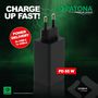 PATONA Premium GaN PD65W Adapter black 2xUSB-C 1xUSB-A PD3.0 QC3.0 , PATONA 2640 4055655234573