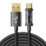 USB to USB-C cable Joyroom S-UC027A12 3A, 1.2m (black), Joyroom S-UC027A12 1.2m Bl