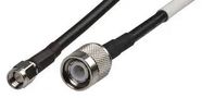 RF CABLE ASSEMBLY, TNC-SMA PLUG, 5M ASMZG500A058L13