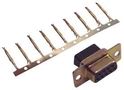 D SUB CONN, RCPT, DE, 9POS, CRIMP SPC15462