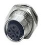 SENSOR CONNECTOR, M12, RCPT, 5POS 1441891