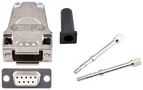 D SUB CONN, RCPT, DA, SOLDER CUP 173114-0100