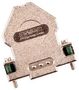 D SUB BACKSHELL, 65DEG, DA, ZINC 173111-0096