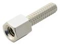 FEMALE SCREW LOCK, D-SUB, 14MM, 4-40UNC DJF-14