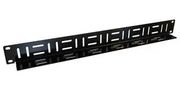 CABLE MANAGER PANEL, RACK, 1U, BLACK HCMP191UBK