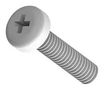 PAN PHILLIPS SCREW, M2.5 X 0.45, 12MM 50M025045P012