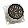 MIL SPEC CIR CONN, RCPT, 8P, 25-58/CRIMP HV00RF25-58R