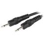 CABLE, 2.5MM MONO PLUG-PLUG, 6", BLACK PSG00036