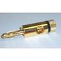 4MM BANANA PLUG GOLD, BLACK PSG01681