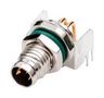 SENSOR CONNECTOR, M8, PLUG, 4POS M8S-04PMMR-SF8001