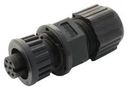CIRCULAR CONNECTOR, RCPT, 6POS, CABLE AU-06BFFA-LL7001