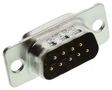 D SUB CONN, PLUG, 9POS, SOLDER L717DE09P