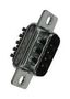 D SUB CONN, PLUG, 9POS, SOLDER L717SDE09P
