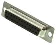 D SUB CONN, RCPT, 25POS, SOLDER L77SDB25S