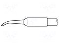 Tip; bent conical; 0.8mm; longlife; for  soldering iron JBC TOOLS JBC-C130402