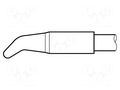 Tip; bent conical; 2mm; longlife JBC TOOLS JBC-C245260