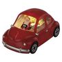 LED decoration – car with Santa, 10 cm, 3x AA, indoor, warm white, timer, EMOS DCLW19 8592920110980