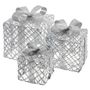 LED presents, 3 sizes, indoor, cool white, timer, EMOS DCFC10 8592920093986