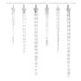 LED Christmas garland – icicles, 6 pcs, 2 m, indoor and outdoor, cool white, EMOS DCPC06 8592920099339