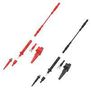 TEST LEAD PROBE KIT, BLACK/RED 76-103