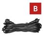 Extension cable for interconnecting chains, Profi black, 10 m, outdoor and indoor, EMOS D2ZB01 8592920094495