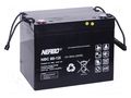 Re-battery: acid-lead; 12V; 80Ah; AGM; maintenance-free; 23.5kg NERBO ACCU-NBC80-12I