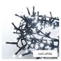 LED Christmas chain – hedgehog, 12 m, outdoor and indoor, cool white, timer, EMOS D4BC03 8592920095782