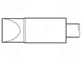 Tip; chisel; 10x2.5mm; longlife JBC TOOLS JBC-C470006