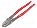 Pliers; cutting; PVC coated handles; 240mm C.K CK-3963-240