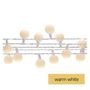 LED cherry light chain – 2.5 cm balls, 4 m, outdoor and indoor, warm white, timer, EMOS D5AW01 8592920096048