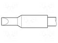 Tip; chisel; 5x1.2mm; longlife JBC TOOLS JBC-C470017