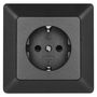 Socket SCHUKO, anthracite , EMOS A6002.2