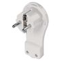 Angle Plug for extension cord, white, EMOS P0066 8592920038284