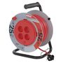 PVC Extension Cord Reel,fixed core,4 sockets,25m,1,5mm2 SCH., EMOS P19427 8595025389923