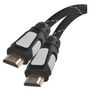 High speed HDMI Cable Ethernet A/Male - A/Male, 1.5m Nylon, EMOS SL0301 8595025374882