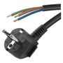 Power Cord PVC 3× 0,75mm2, 3m, black, EMOS S18373 8595025318657