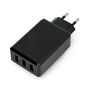Green Cell Charge Source 3 x USB 30W with Ultra Charge and Smart Charge fast charging - black GRE-16040 5903317227830