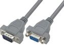 D SUB CABLE, 9POS, PLUG-RCPT, 3.05M CSM9MF-10